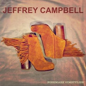 SALE MINT Jeffrey Campbell Prance Fringe Boots